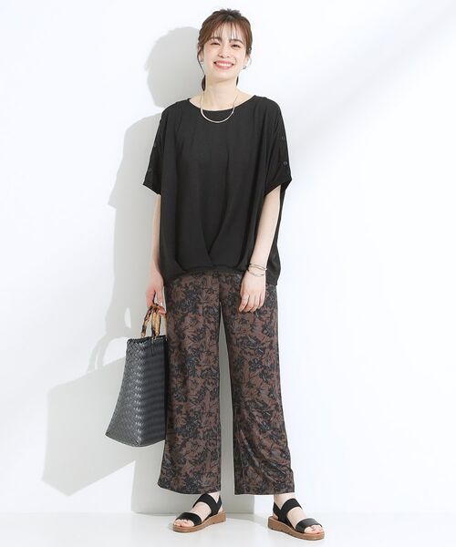 SHOO・LA・RUE / シューラルー カットソー | 【ひんやり/UV】高気温でも快適に インせず決まるドルマントップス | 詳細7