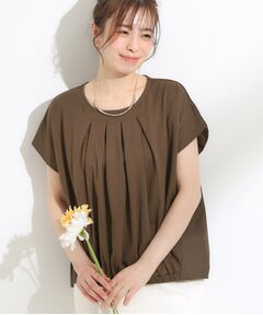 SHOO・LA・RUE / シューラルー カットソー | インせず決まる 異素材使い デザイントップス