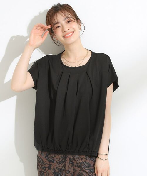 SHOO・LA・RUE / シューラルー カットソー | インせず決まる 異素材使い デザイントップス | 詳細1