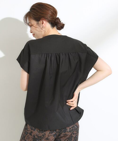 SHOO・LA・RUE / シューラルー カットソー | インせず決まる 異素材使い デザイントップス | 詳細2