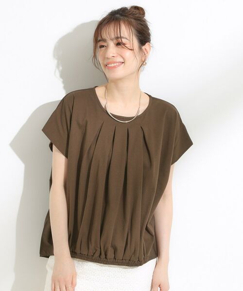 SHOO・LA・RUE / シューラルー カットソー | インせず決まる 異素材使い デザイントップス | 詳細5