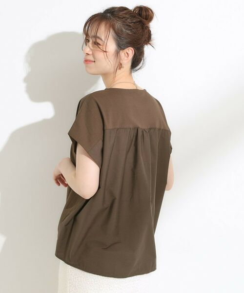 SHOO・LA・RUE / シューラルー カットソー | インせず決まる 異素材使い デザイントップス | 詳細6