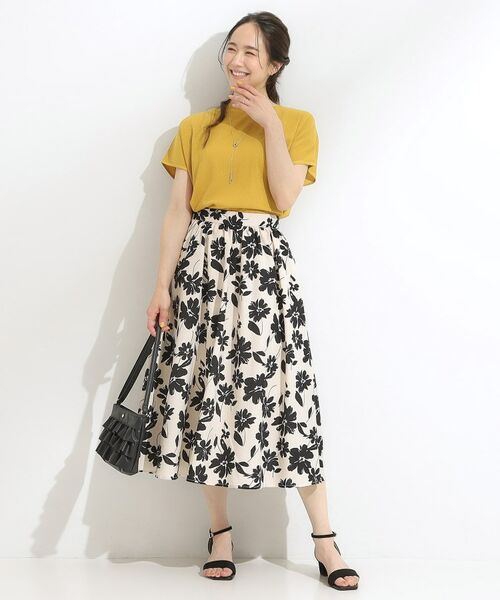 SHOO・LA・RUE / シューラルー カットソー | 【S-LL】ブラウス見えする 軽やかな着心地の しぼしぼトップス | 詳細19