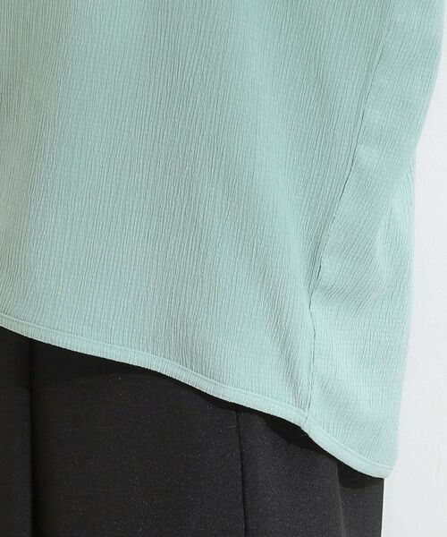 SHOO・LA・RUE / シューラルー カットソー | 【S-LL】ブラウス見えする 軽やかな着心地の しぼしぼトップス | 詳細26