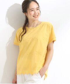 SHOO・LA・RUE / シューラルー カットソー | 【洗える/S-LL】インせず着られる さらっと大人上品 刺繍トップス