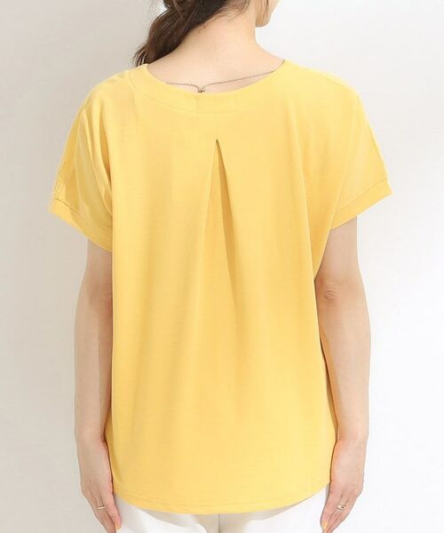 SHOO・LA・RUE / シューラルー カットソー | 【洗える/S-LL】インせず着られる さらっと大人上品 刺繍トップス | 詳細15