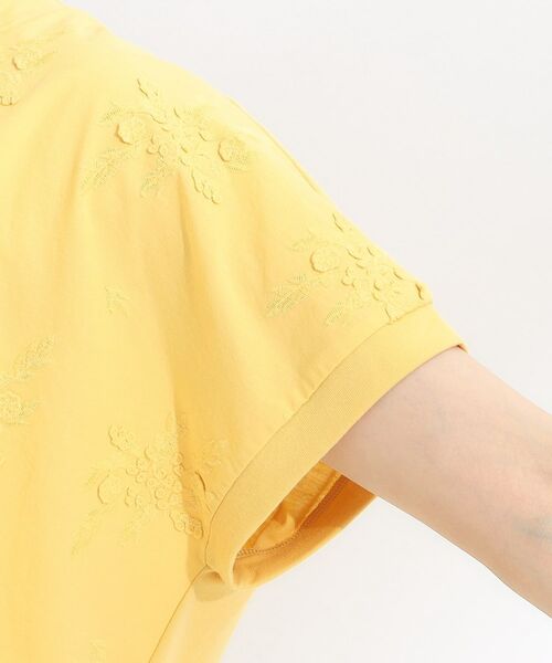 SHOO・LA・RUE / シューラルー カットソー | 【洗える/S-LL】インせず着られる さらっと大人上品 刺繍トップス | 詳細17