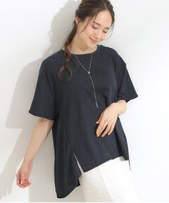 SHOO・LA・RUE / シューラルー カットソー | 【S-LL/洗える/体型カバー/5分袖】涼しくきれいに決まる Aライントップス