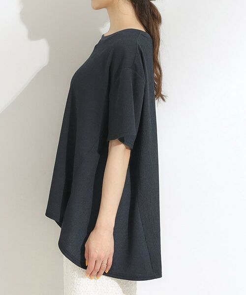 SHOO・LA・RUE / シューラルー カットソー | 【S-LL/洗える/体型カバー/5分袖】涼しくきれいに決まる Aライントップス | 詳細14