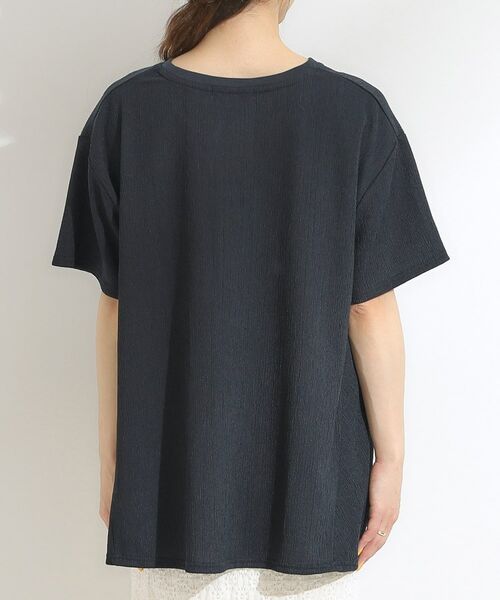 SHOO・LA・RUE / シューラルー カットソー | 【S-LL/洗える/体型カバー/5分袖】涼しくきれいに決まる Aライントップス | 詳細15