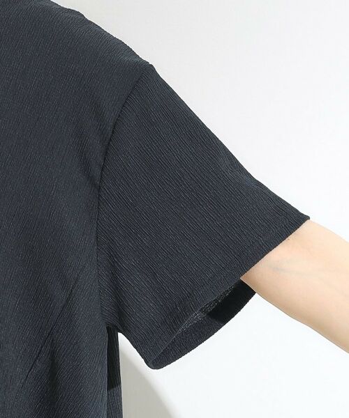 SHOO・LA・RUE / シューラルー カットソー | 【S-LL/洗える/体型カバー/5分袖】涼しくきれいに決まる Aライントップス | 詳細17