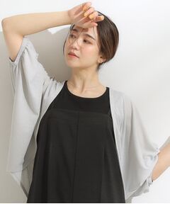 SHOO・LA・RUE / シューラルー カーディガン・ボレロ | 【ひんやり/UV/さらさらタッチ】女性らしさ漂う 5分袖ボレロカーディガン