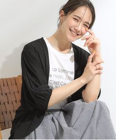 SHOO・LA・RUE / シューラルー カーディガン・ボレロ | 【ひんやり/UV/さらさらタッチ】女性らしさ漂う 5分袖ボレロカーディガン