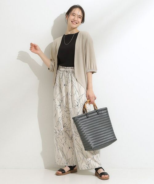 SHOO・LA・RUE / シューラルー カーディガン・ボレロ | 【ひんやり/UV/さらさらタッチ】女性らしさ漂う 5分袖ボレロカーディガン | 詳細10