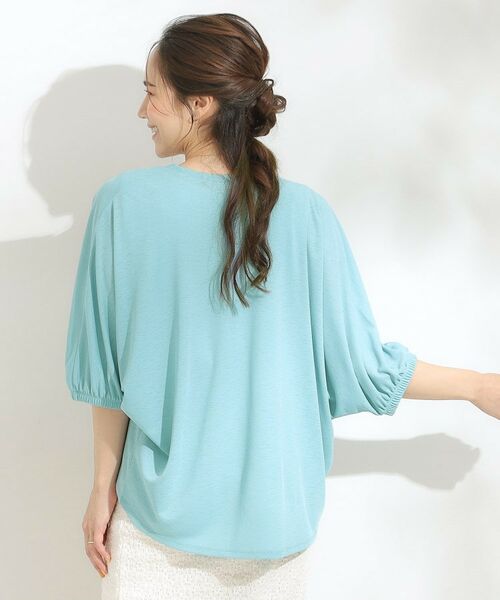 SHOO・LA・RUE / シューラルー カーディガン・ボレロ | 【ひんやり/UV/さらさらタッチ】女性らしさ漂う 5分袖ボレロカーディガン | 詳細13