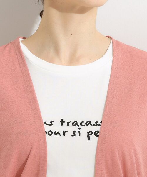 SHOO・LA・RUE / シューラルー カーディガン・ボレロ | 【ひんやり/UV/さらさらタッチ】女性らしさ漂う 5分袖ボレロカーディガン | 詳細23