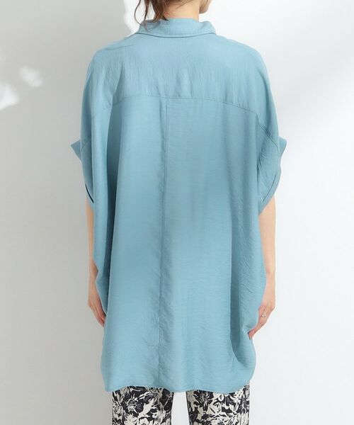 SHOO・LA・RUE / シューラルー チュニック | 【ひんやり/S-LL】すっきりきれいに体型カバー コクーンシルエットワンピース | 詳細19