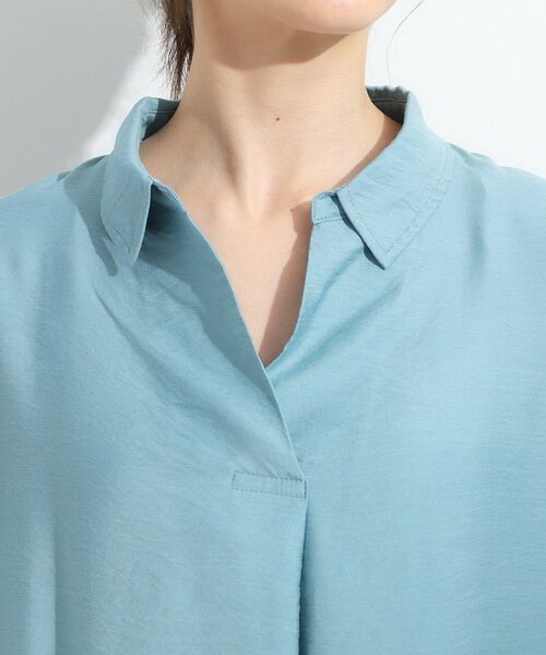 SHOO・LA・RUE / シューラルー チュニック | 【ひんやり/S-LL】すっきりきれいに体型カバー コクーンシルエットワンピース | 詳細20