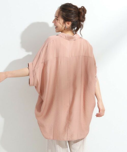 SHOO・LA・RUE / シューラルー チュニック | 【ひんやり/S-LL】すっきりきれいに体型カバー コクーンシルエットワンピース | 詳細6