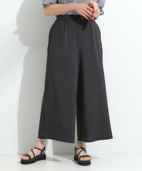 SHOO・LA・RUE / シューラルー パンツ | 【S-LL/ひんやり】さらさらストレッチ ガウチョパンツ | 詳細1