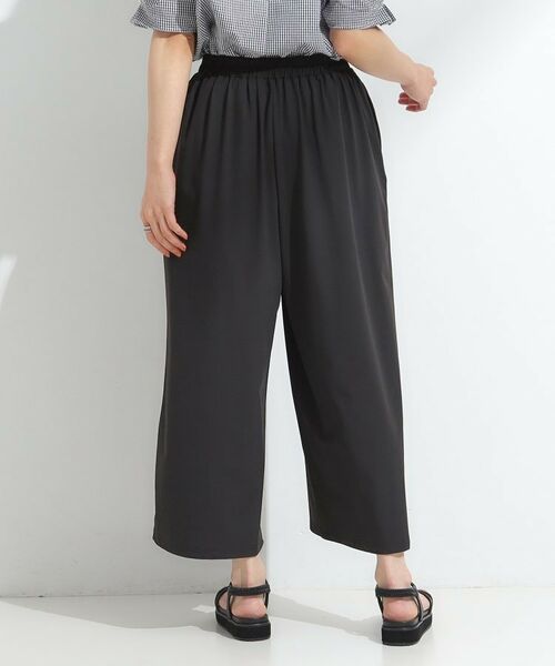 SHOO・LA・RUE / シューラルー パンツ | 【S-LL/ひんやり】さらさらストレッチ ガウチョパンツ | 詳細2