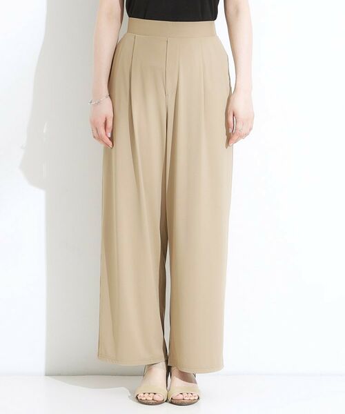 SHOO・LA・RUE / シューラルー パンツ | 【S-LL/ひんやり/UV】リラクシーな穿き心地 エアリーワイドパンツ | 詳細13