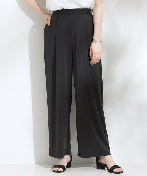 SHOO・LA・RUE / シューラルー パンツ | 【S-LL/ひんやり/UV】リラクシーな穿き心地 エアリーワイドパンツ | 詳細5