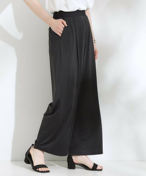 SHOO・LA・RUE / シューラルー パンツ | 【S-LL/ひんやり/UV】リラクシーな穿き心地 エアリーワイドパンツ | 詳細6