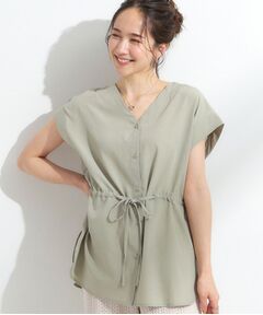 SHOO・LA・RUE / シューラルー シャツ・ブラウス | 【S-LL】シルエットが変えられる サファリシャツ