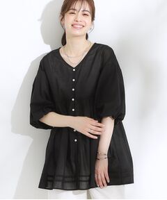 SHOO・LA・RUE / シューラルー シャツ・ブラウス | 【S-LL】一枚で着映え バルーンスリーブブラウス