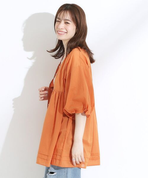 SHOO・LA・RUE / シューラルー シャツ・ブラウス | 【S-LL】一枚で着映え バルーンスリーブブラウス | 詳細10