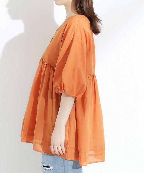 SHOO・LA・RUE / シューラルー シャツ・ブラウス | 【S-LL】一枚で着映え バルーンスリーブブラウス | 詳細14