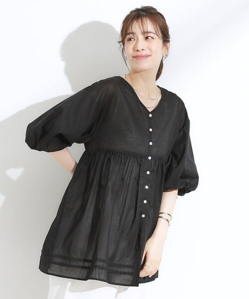 SHOO・LA・RUE / シューラルー シャツ・ブラウス | 【S-LL】一枚で着映え バルーンスリーブブラウス | 詳細2