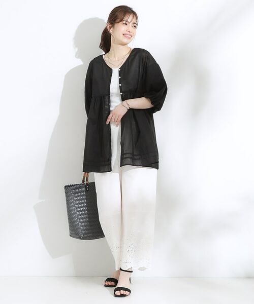 SHOO・LA・RUE / シューラルー シャツ・ブラウス | 【S-LL】一枚で着映え バルーンスリーブブラウス | 詳細3