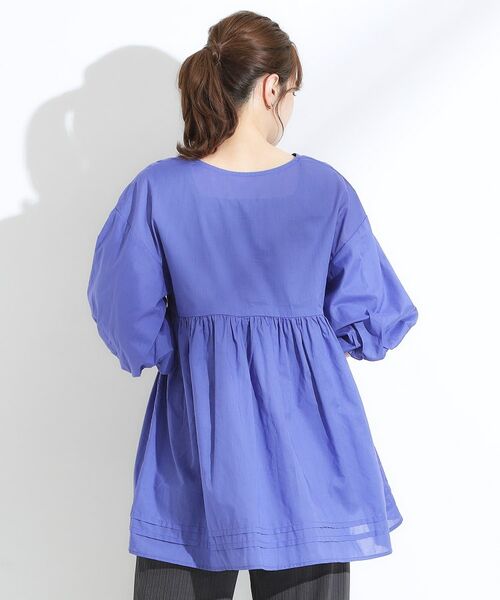 SHOO・LA・RUE / シューラルー シャツ・ブラウス | 【S-LL】一枚で着映え バルーンスリーブブラウス | 詳細6
