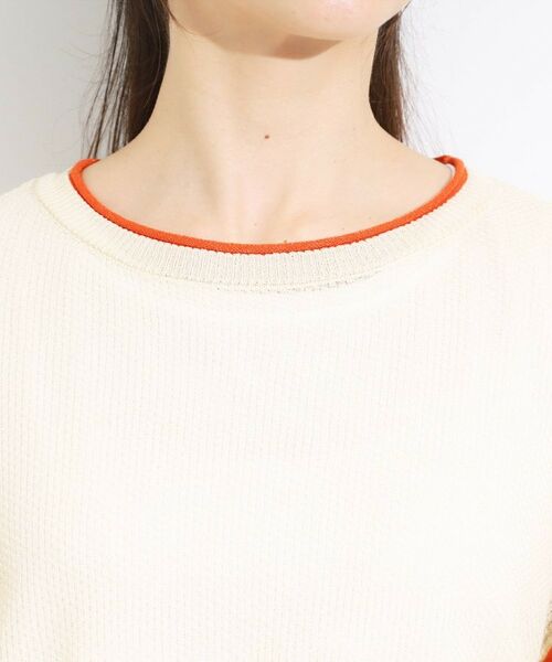 SHOO・LA・RUE / シューラルー その他トップス | 【S-LL/2点セット】配色使いがアクセント 半袖ニット+タンクトップ | 詳細20
