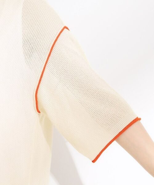 SHOO・LA・RUE / シューラルー その他トップス | 【S-LL/2点セット】配色使いがアクセント 半袖ニット+タンクトップ | 詳細21