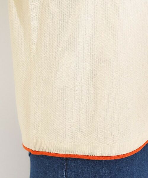 SHOO・LA・RUE / シューラルー その他トップス | 【S-LL/2点セット】配色使いがアクセント 半袖ニット+タンクトップ | 詳細22