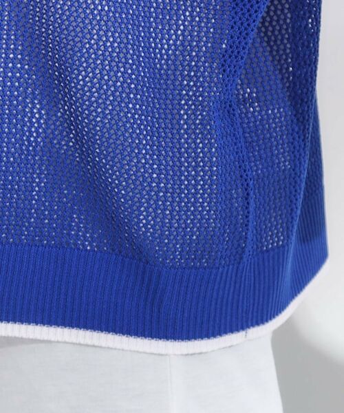 SHOO・LA・RUE / シューラルー その他トップス | 【2点セット/S-LL】メッシュリボン2WAYニット×フレンチスリーブTシャツ | 詳細27