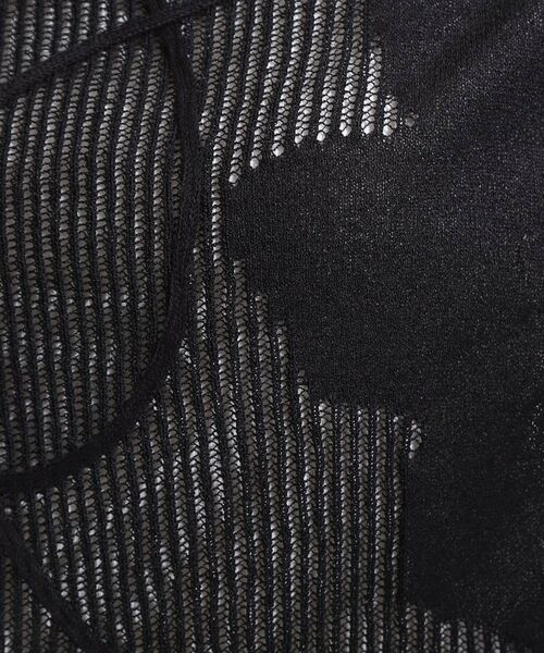 SHOO・LA・RUE / シューラルー ニット・セーター | 【S-LL】にょろにょろ刺繍 透かし編みニット | 詳細8