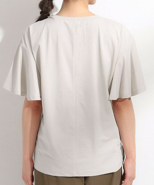 SHOO・LA・RUE / シューラルー Tシャツ | 【S-LL/ひんやり/二の腕カバー】華やかさをプラスする お袖フリルTシャツ | 詳細27