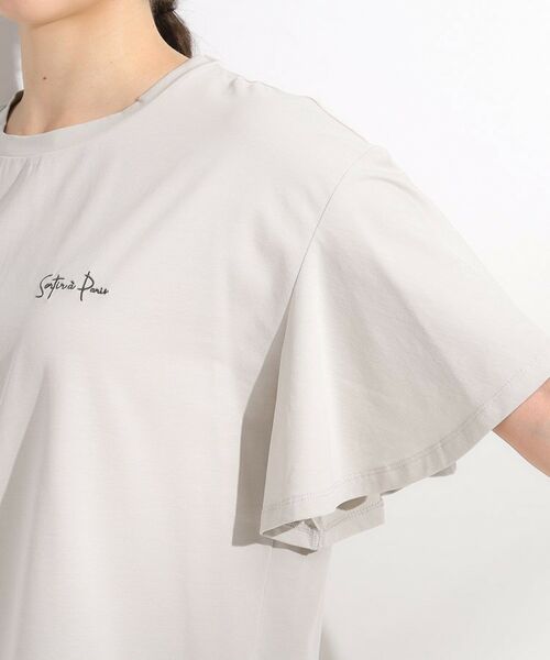 SHOO・LA・RUE / シューラルー Tシャツ | 【S-LL/ひんやり/二の腕カバー】華やかさをプラスする お袖フリルTシャツ | 詳細29