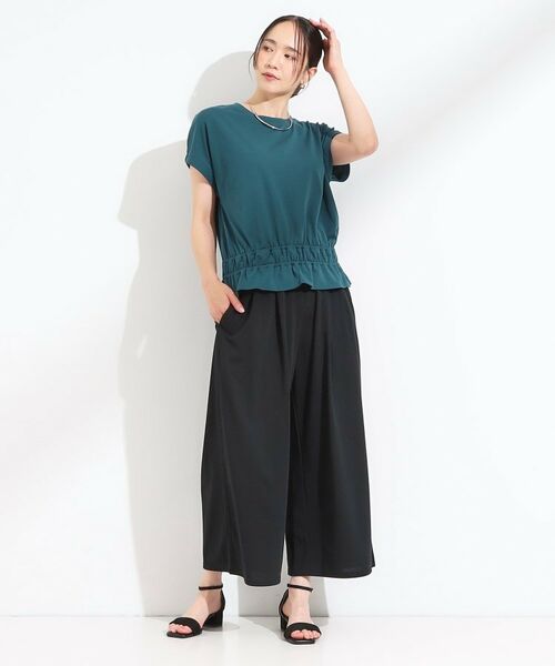 SHOO・LA・RUE / シューラルー セットアップ | 【ひんやり/2点セット】コーデに悩まず決まる トップス+ガウチョパンツ | 詳細10