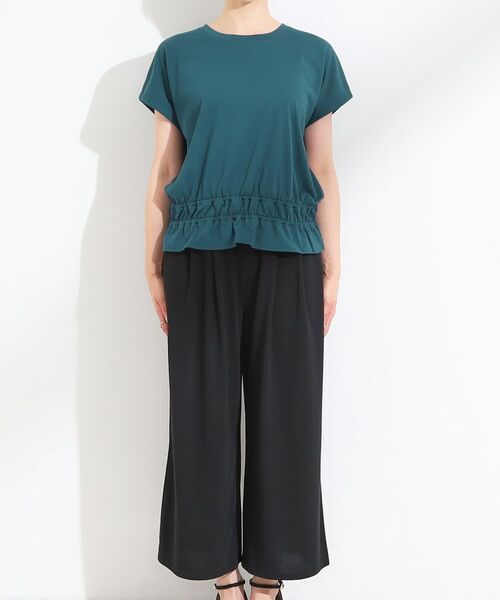 SHOO・LA・RUE / シューラルー セットアップ | 【ひんやり/2点セット】コーデに悩まず決まる トップス+ガウチョパンツ | 詳細16