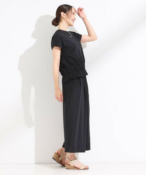 SHOO・LA・RUE / シューラルー セットアップ | 【ひんやり/2点セット】コーデに悩まず決まる トップス+ガウチョパンツ | 詳細3