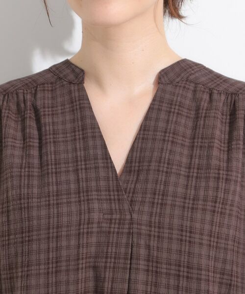 SHOO・LA・RUE / シューラルー ロング・マキシ丈ワンピース | 【S-LL】大人のチェック柄 ティアードワンピース | 詳細12