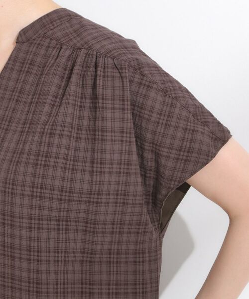 SHOO・LA・RUE / シューラルー ロング・マキシ丈ワンピース | 【S-LL】大人のチェック柄 ティアードワンピース | 詳細13