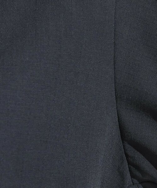 SHOO・LA・RUE / シューラルー シャツ・ブラウス | 【セットアップ可/洗える/S-LL】お袖シャーリング 麻調5分袖ブラウス | 詳細6