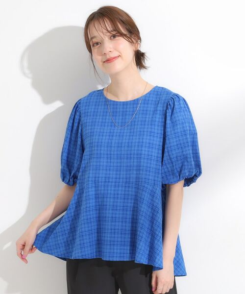 SHOO・LA・RUE / シューラルー シャツ・ブラウス | 【S-LL】バルーン袖で大人可愛く ペプラムブラウス | 詳細5