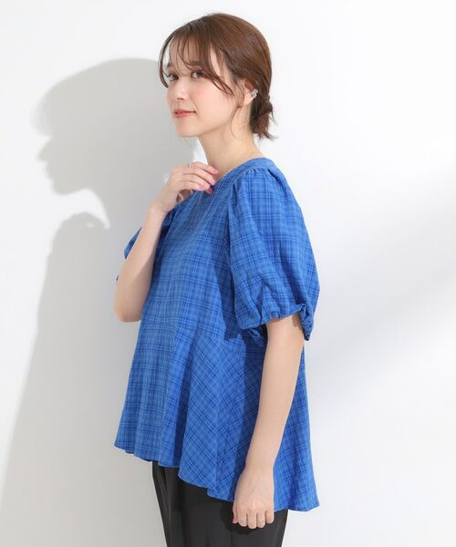 SHOO・LA・RUE / シューラルー シャツ・ブラウス | 【S-LL】バルーン袖で大人可愛く ペプラムブラウス | 詳細6